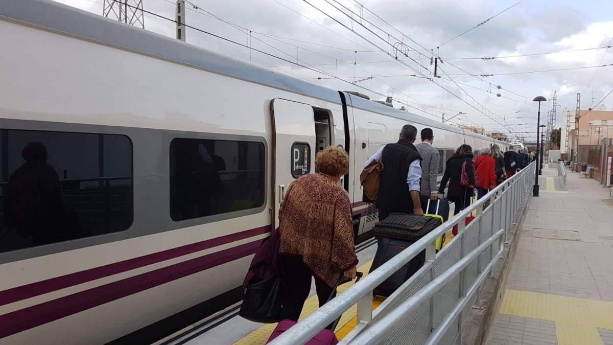 Estación de tren de Huércal.