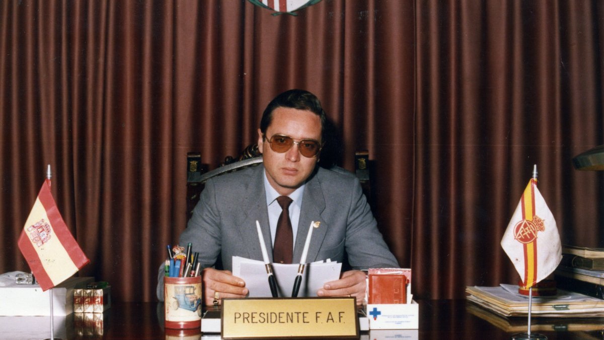 Nicolás Uclés en los años 80.