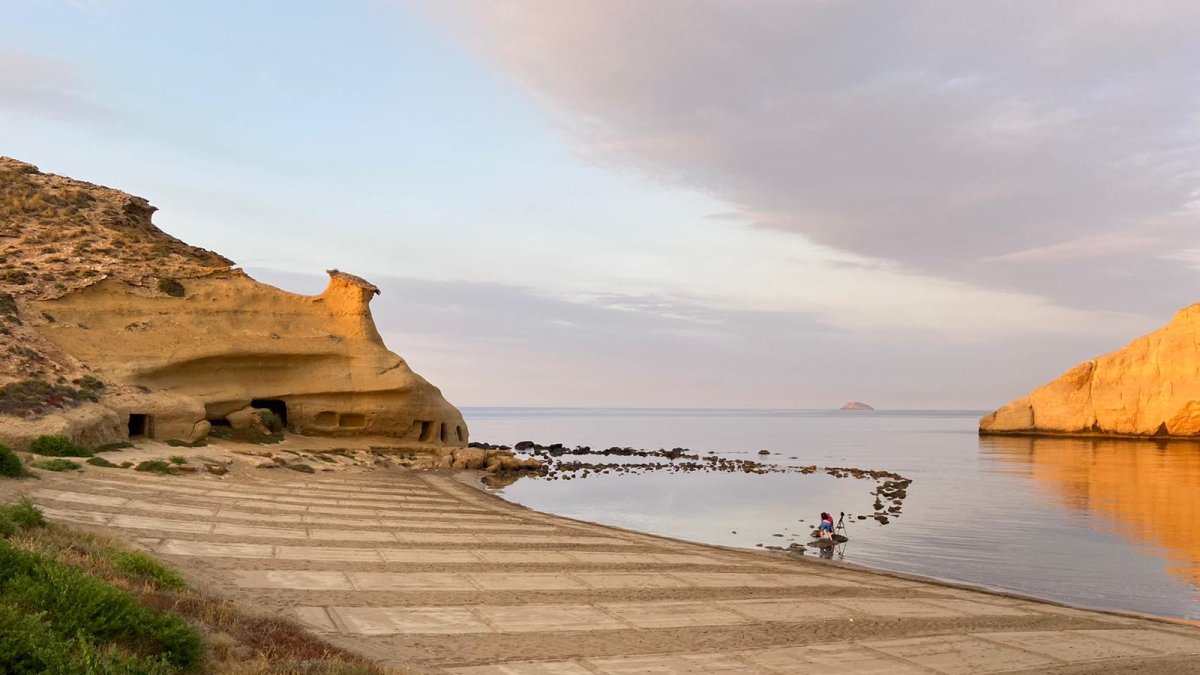 La playa de Cocedores se encuentra justo en la frontera entre Pulpí y Águilas.