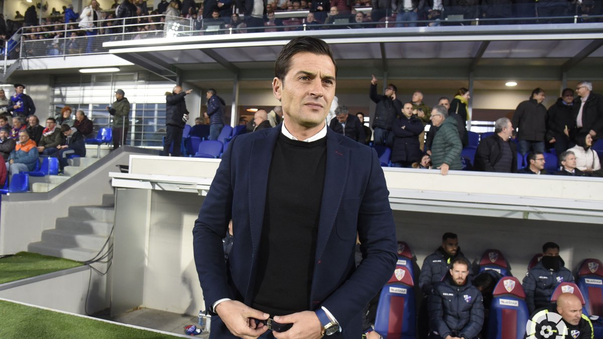 Francisco en un partido del Huesca, donde dejó huella como profesional y como persona.