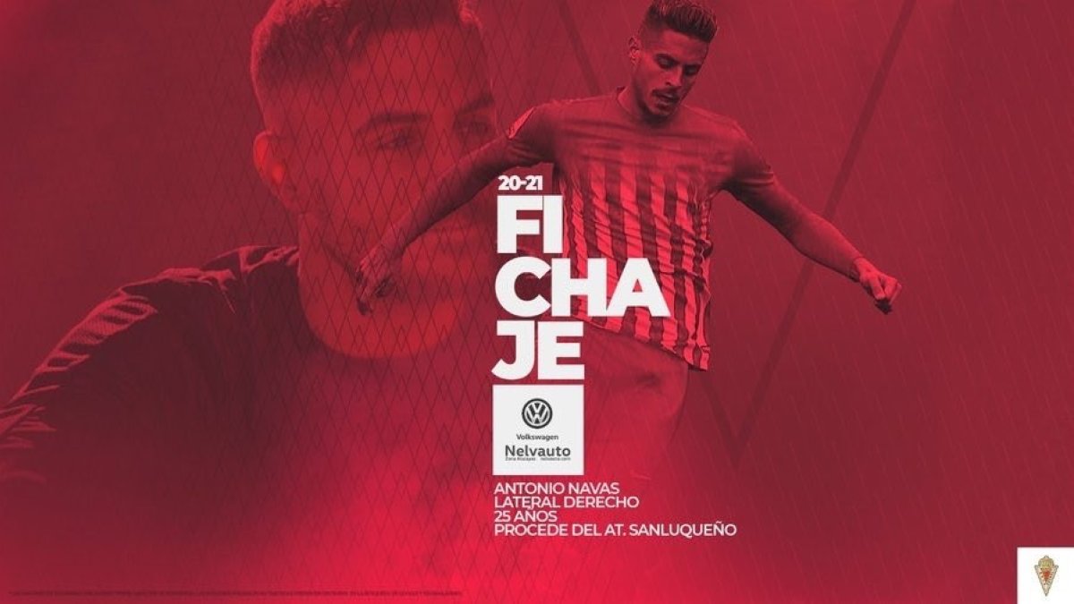 Antonio Navas jugará en la Nueva Condomina la próxima temporada.