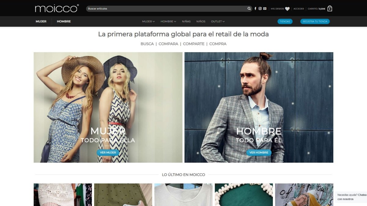 La plataforma online Moicco.