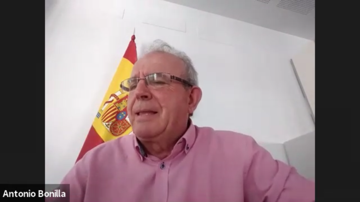 Intervención del alcalde de Vícar, Antonio Bonilla en el \'Webinar\' de LA VOZ