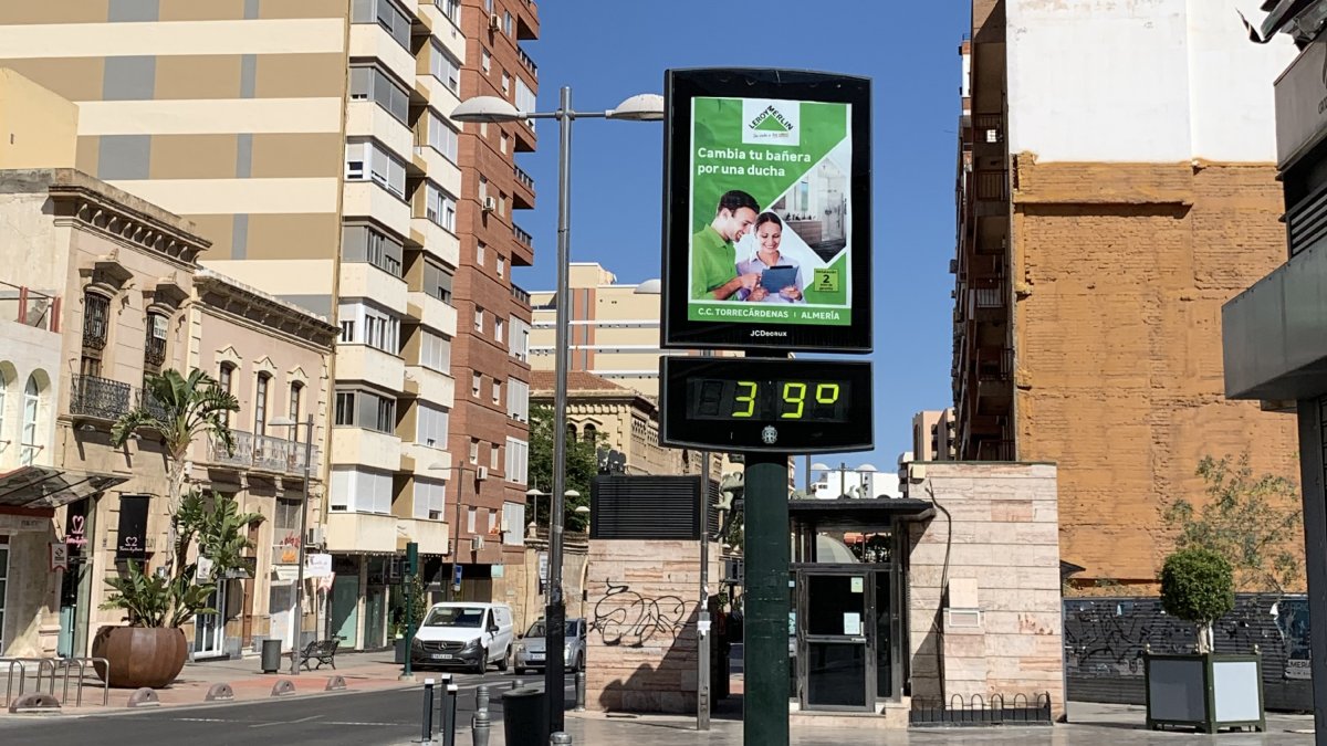 Imagen captada el pasado lunes en Almería.