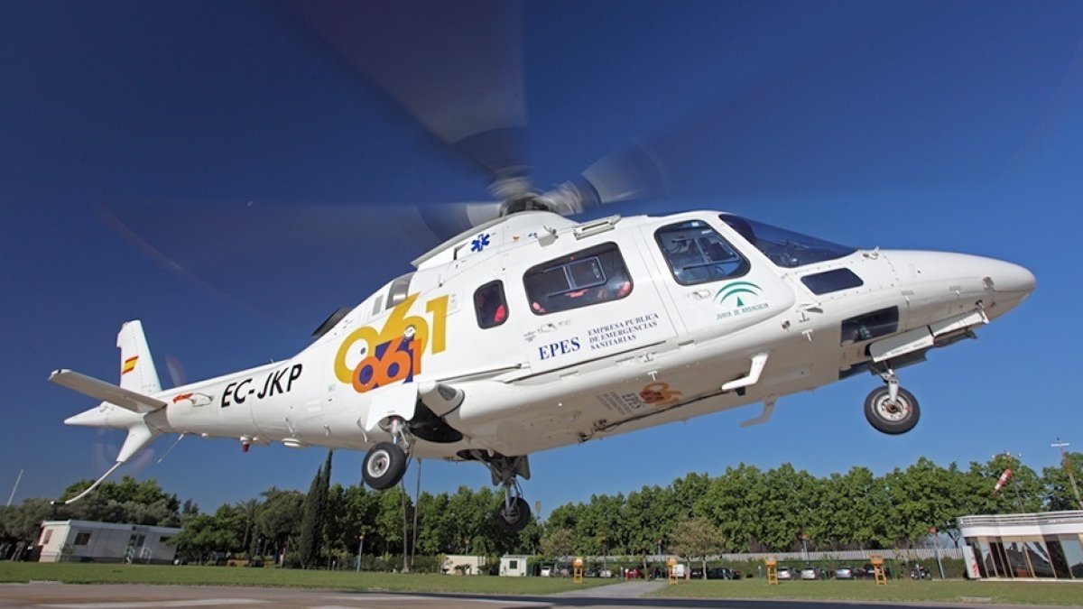 Helicóptero del Servicio de Emergencias Sanitarias 061