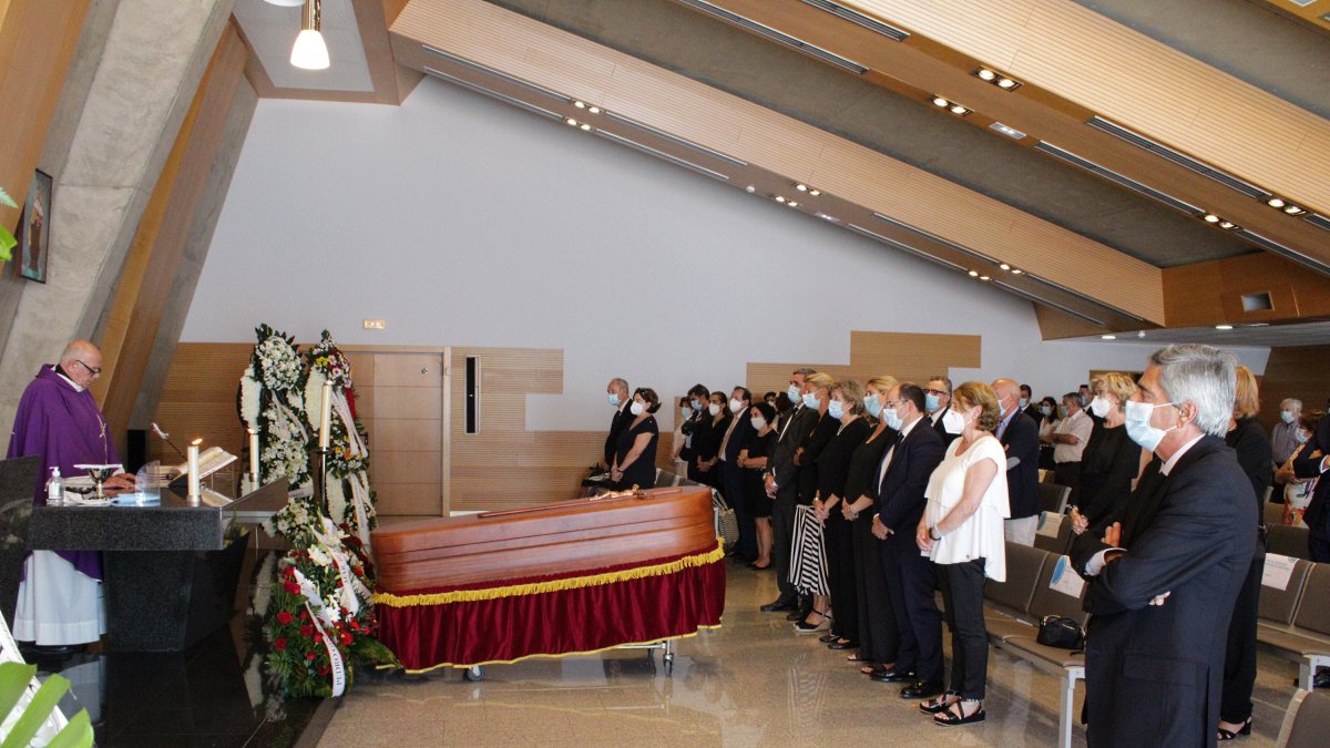 Misa de funeral al magistrado almeriense Diego Alarcón.