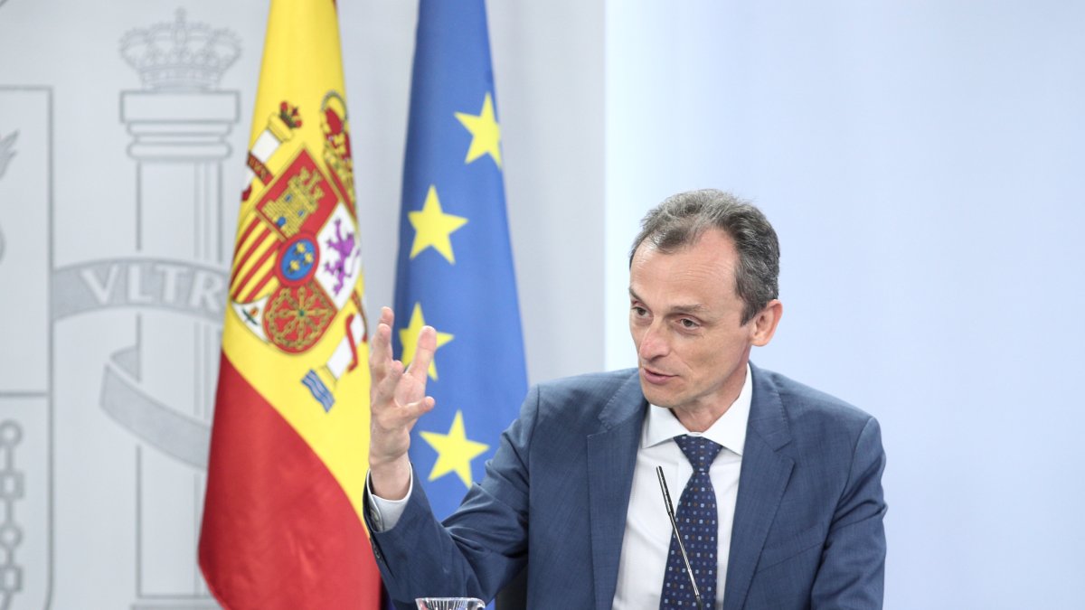 Pedro Duque, ministro de Ciencia e Innovación.