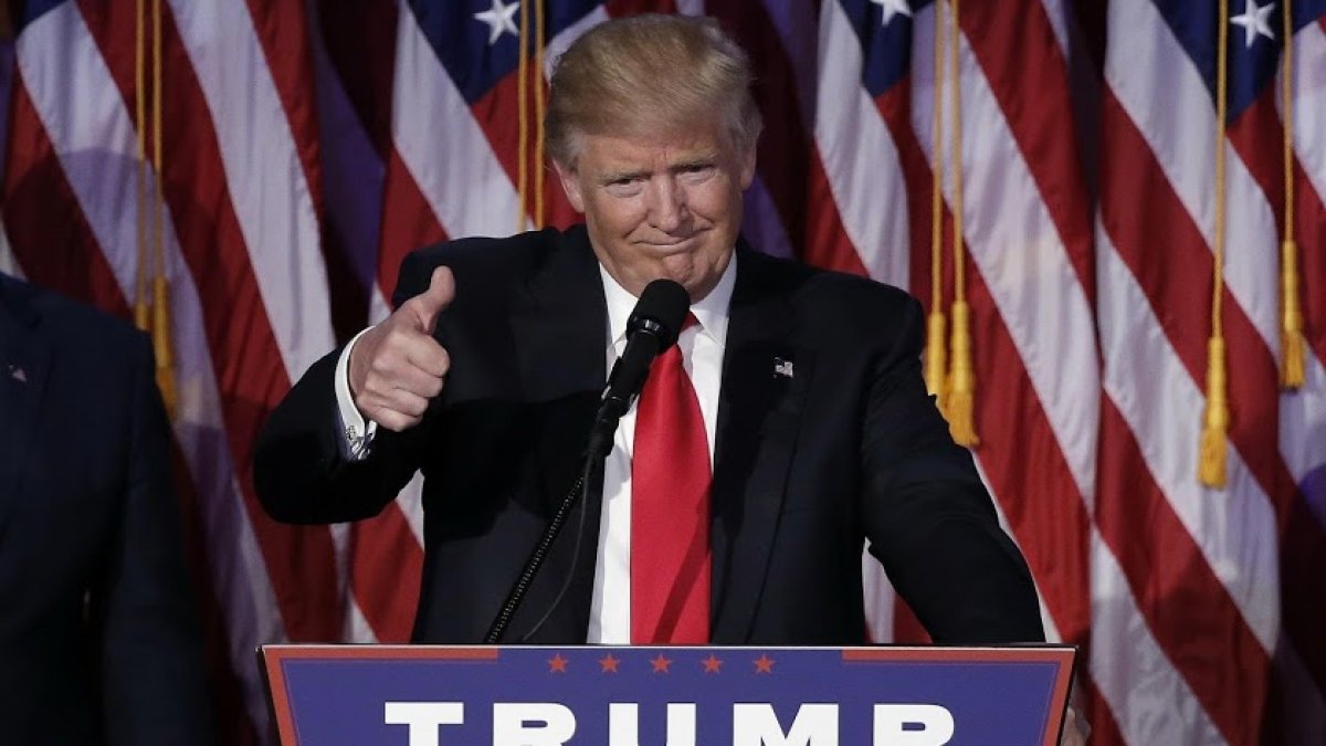 Donald Trump, presidente de los Estados Unidos.