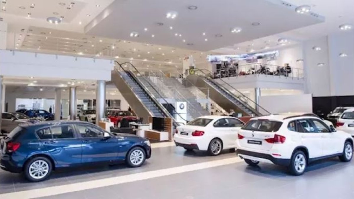 Imagen de un concesionario.