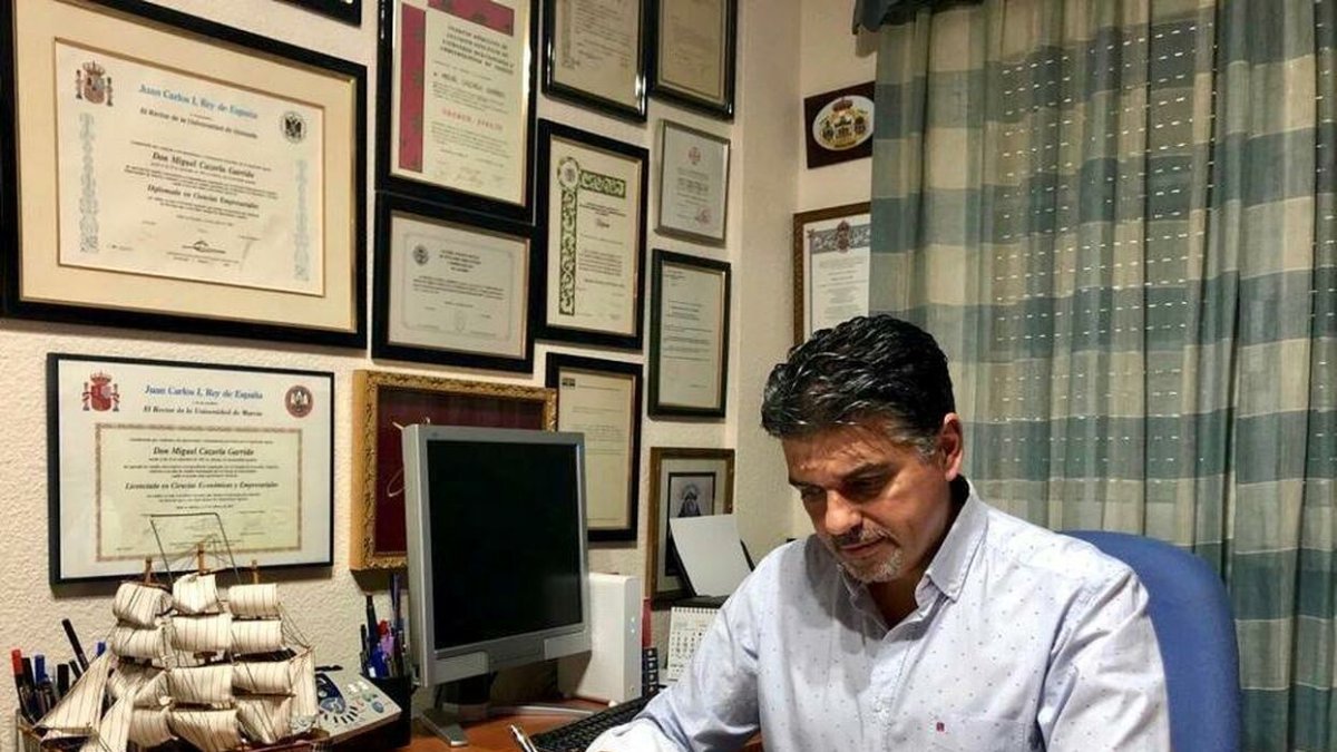 El portavoz del Grupo Municipal de Ciudadanos (Cs) en el Ayuntamiento de Almería, Miguel Cazorla.
