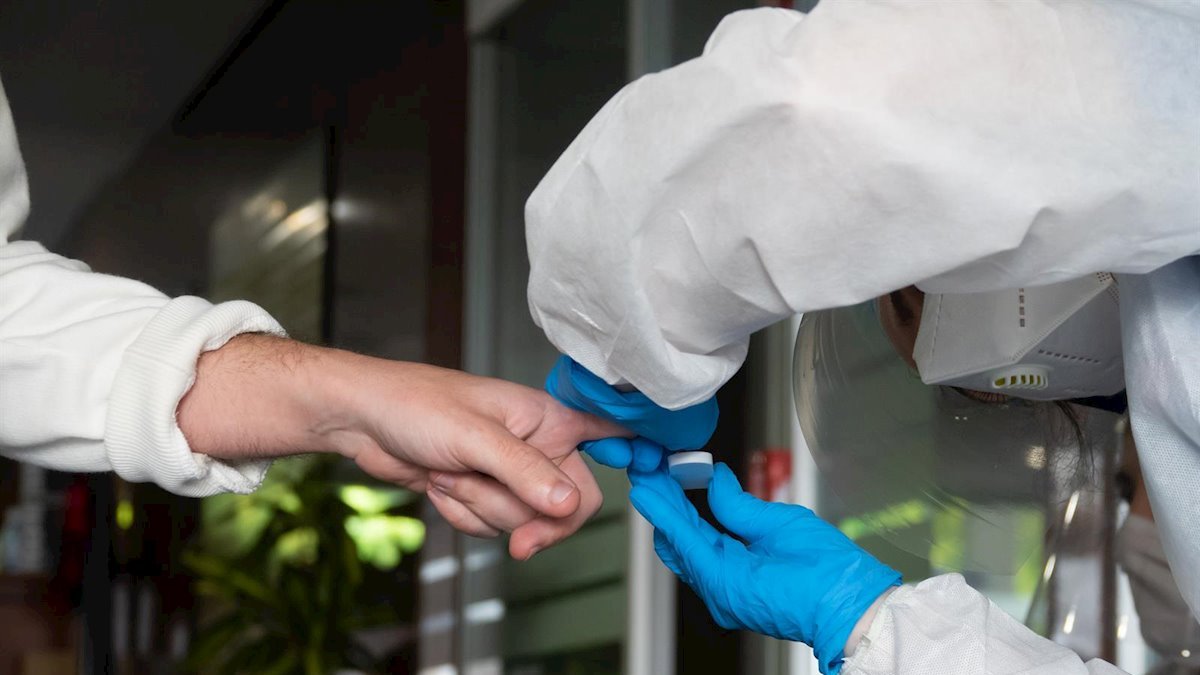 Imagen de archivo de realización de test.