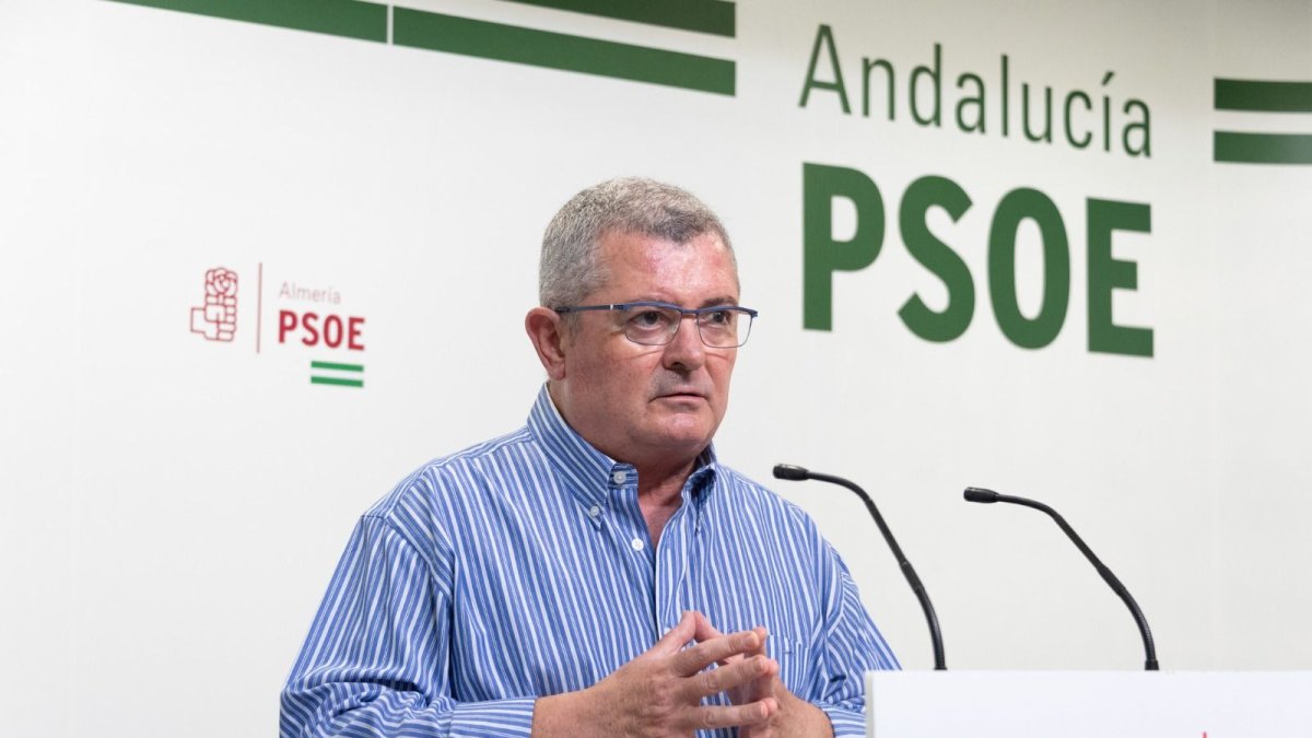 Jesús María Ruiz, portavoz del grupo parlamentario socialista.