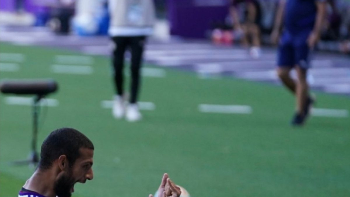 Joaquín celebra un gol con el Valladolid.