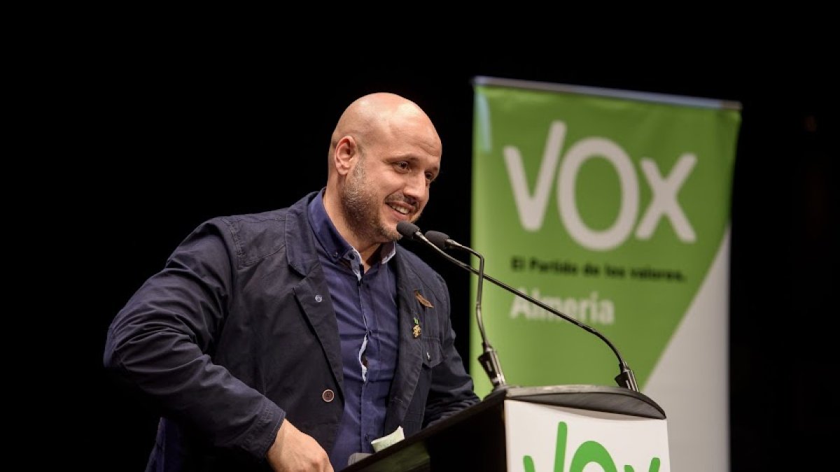 Rodrigo Alonso, presidente del partido en Almería.