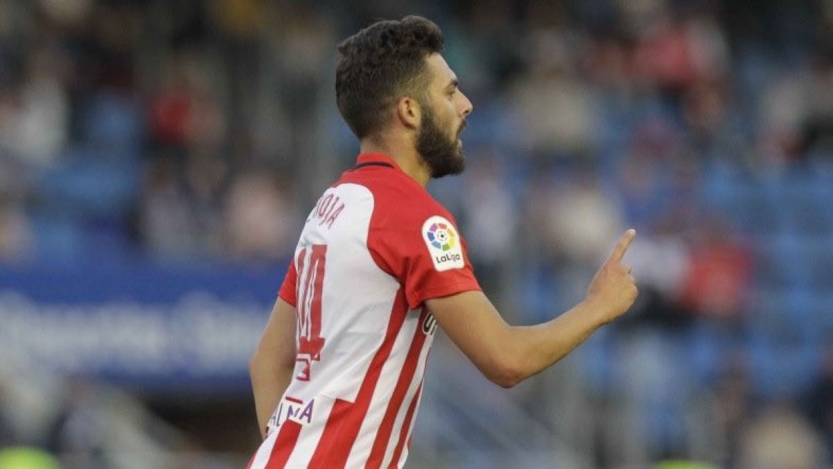 Luis Rioja en el Almería.