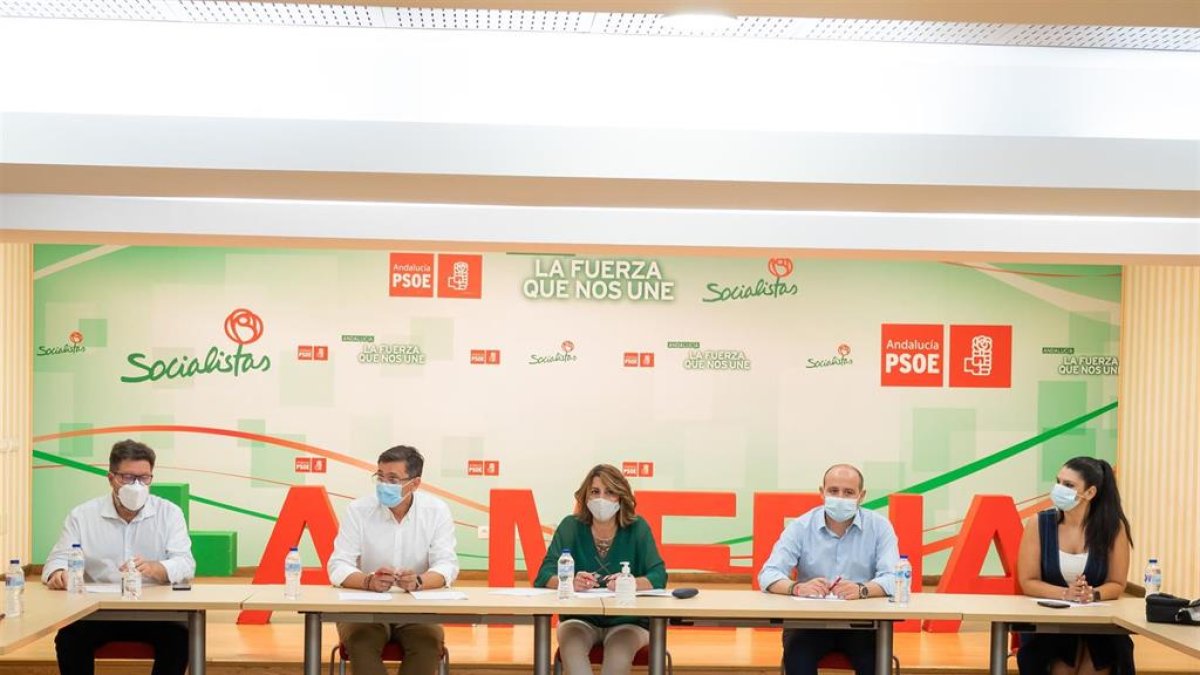Susana Díaz ha estado hoy en Almería.