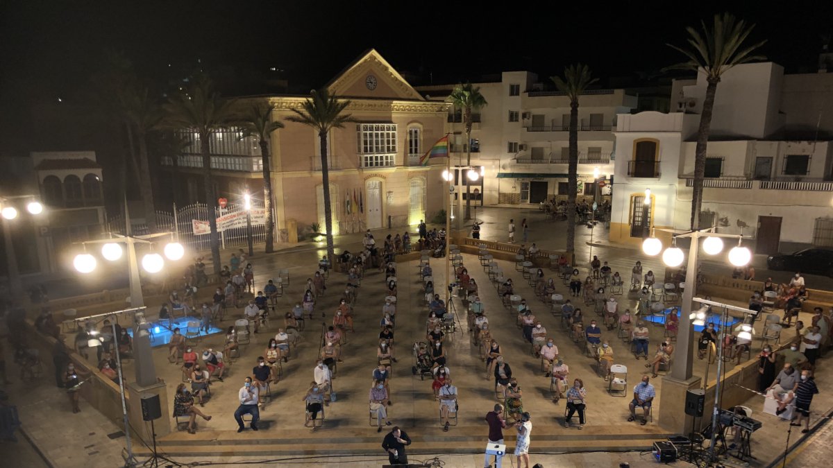 Imagen durante el concierto celebrado en Carboneras.