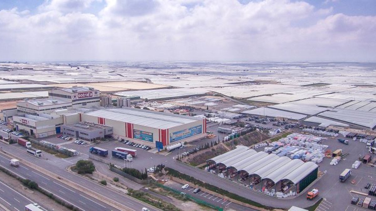 Vista de las instalaciones de SOTRAFA en el Poniente
