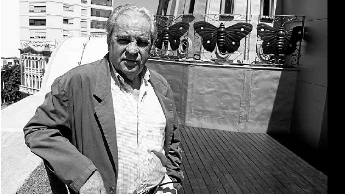 Juan Marsé en la Casa de las Mariposas en 2011.