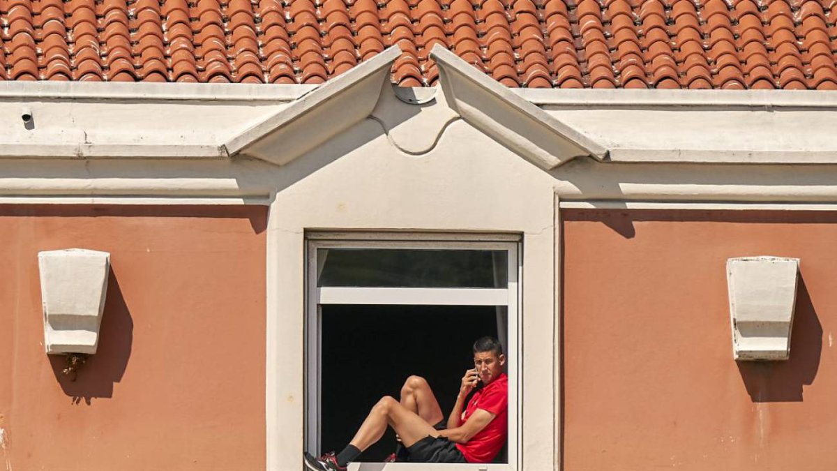 Los futbolistas del Fuenlabrada siguen confinados.