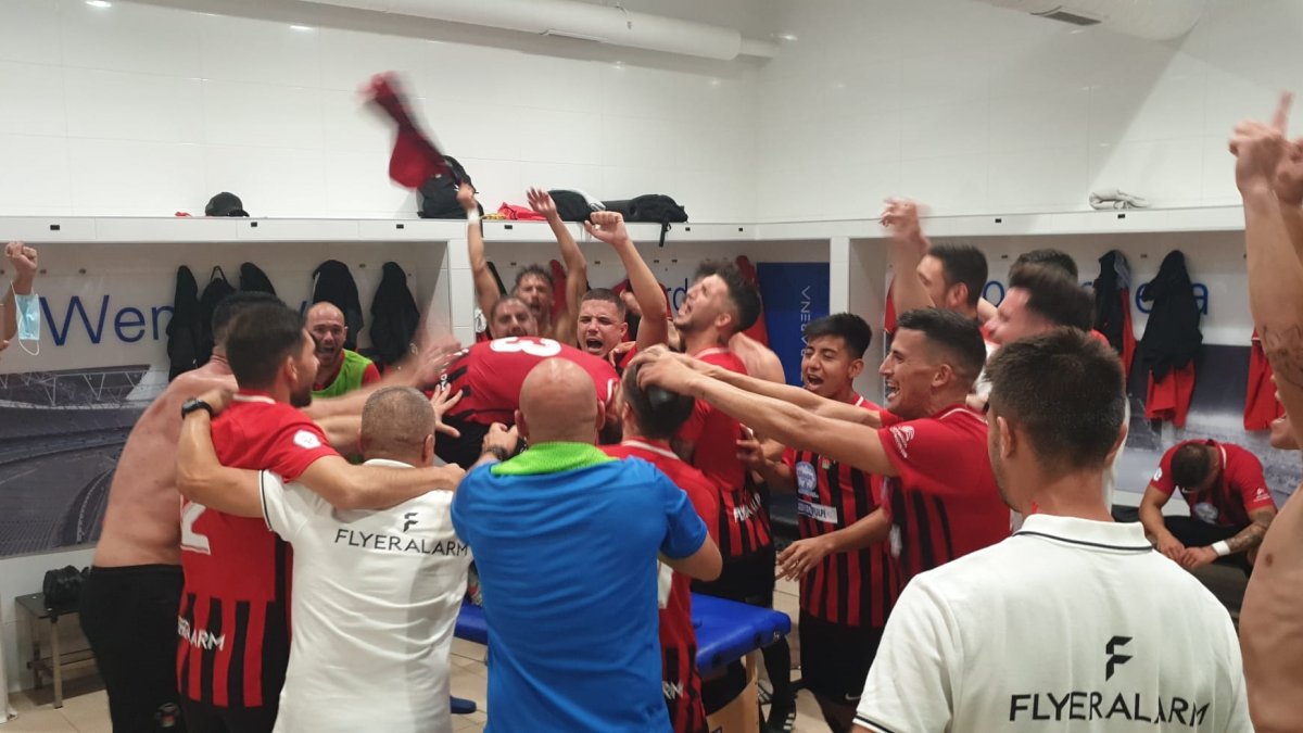 El Pulpileño celebrando el pase a la gran final del Play Off.
