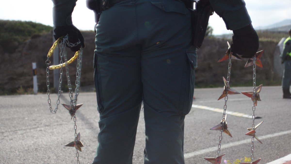 Control de la Guardia Civil