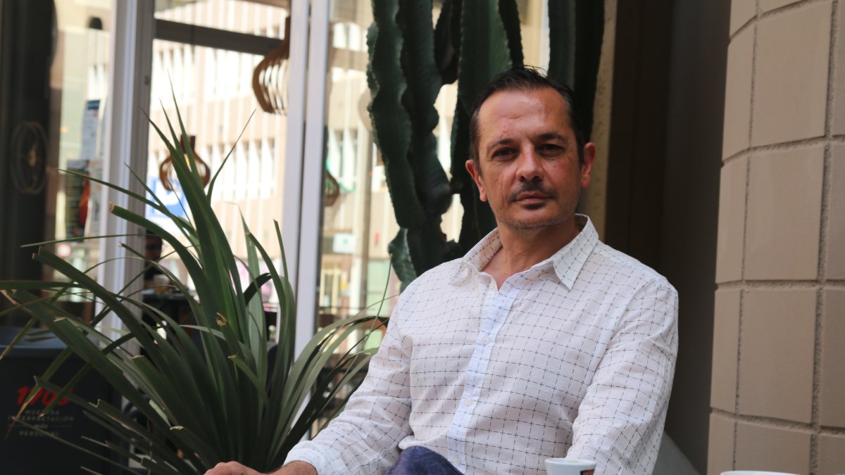 Javier Rovira, la pasada semana en Almería.