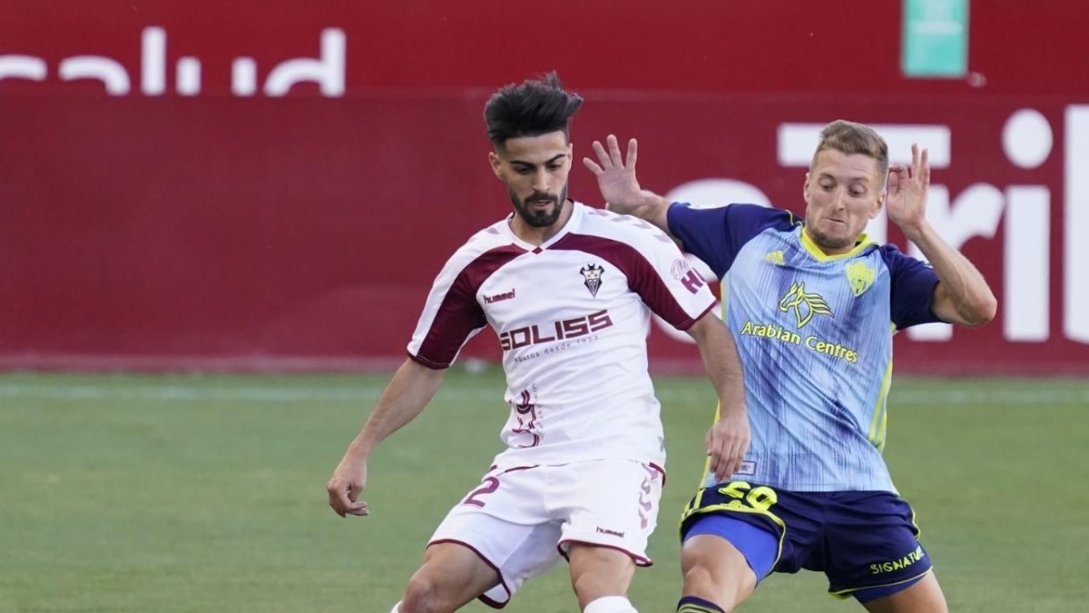 Chema en el Albacete-Almería del Carlos Belmonte