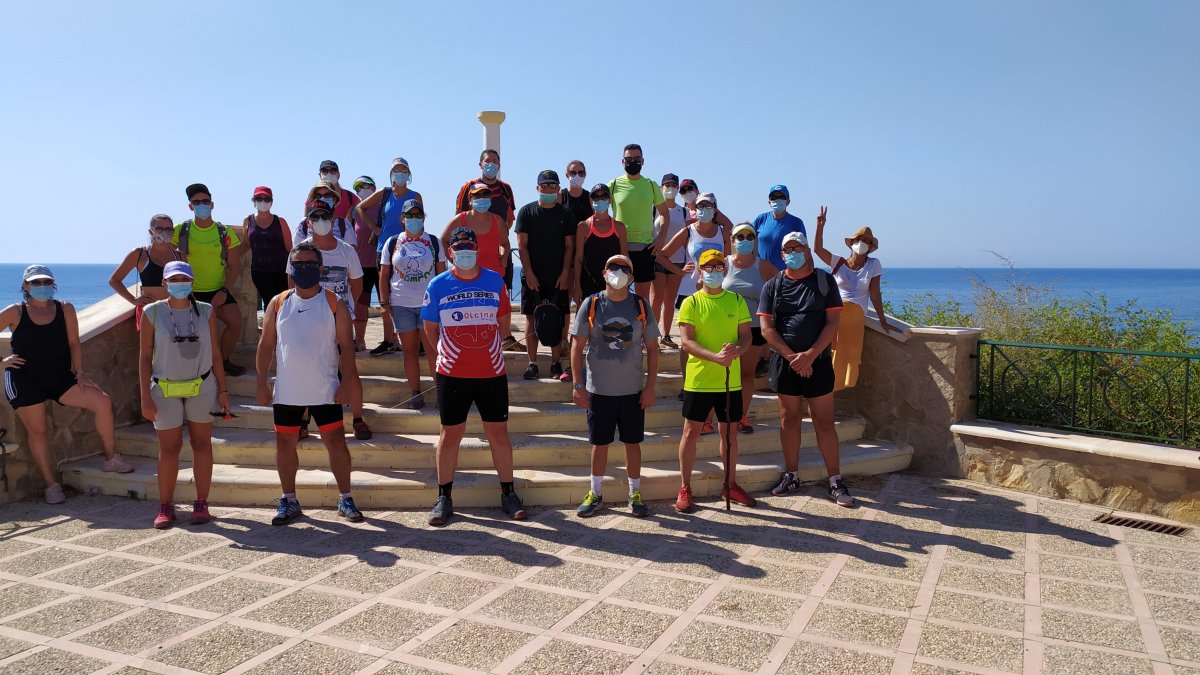 Participantes en la primera edición de la ruta.