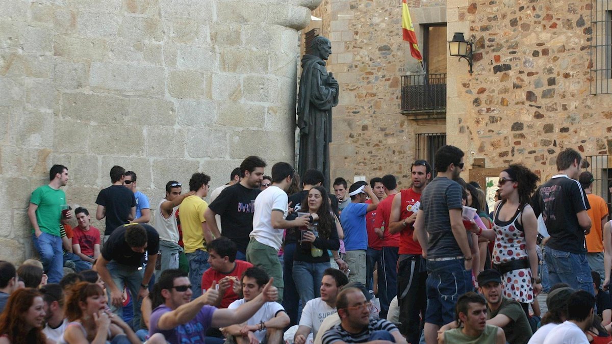 Imagen de archivo de un botellón.