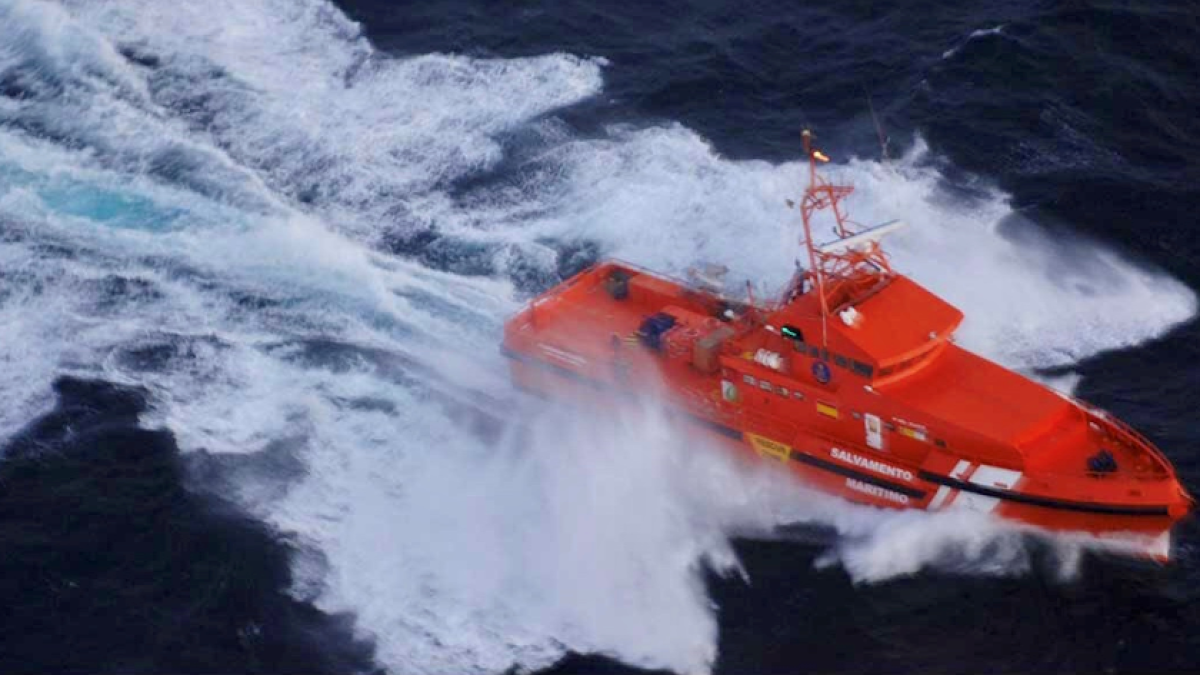 Una de las embarcaciones de Salvamento Marítimo.
