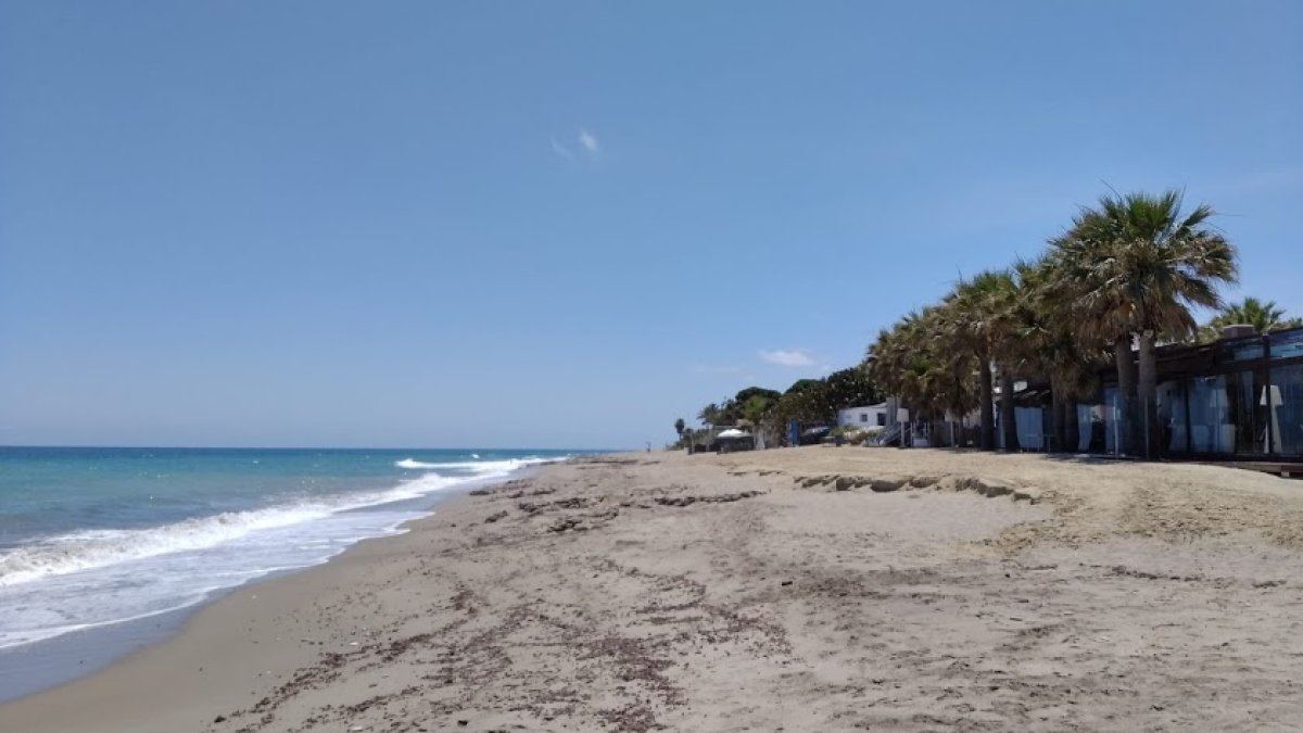 Playa del Cantal, en Mojácar.