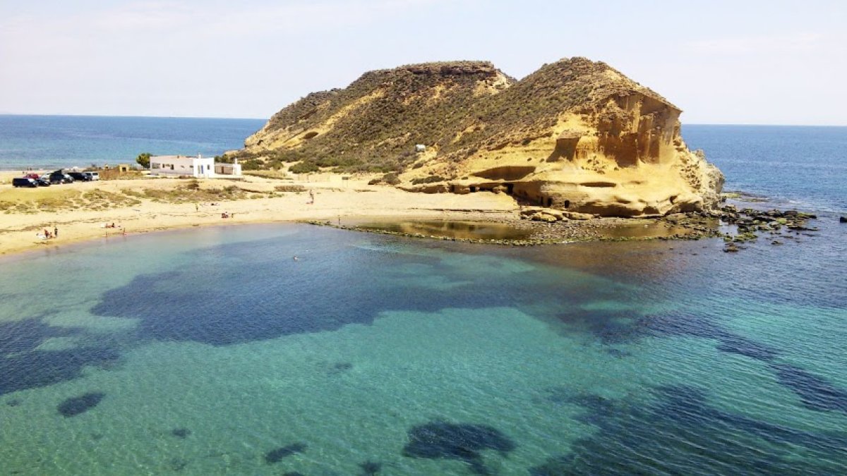 Playa de Los Cocedores, en San Juan de los Terreros, Pulpí.