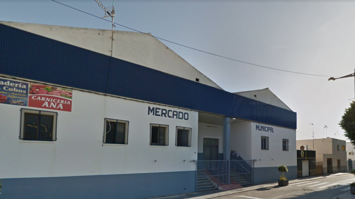 Imagen captura de la fachada del Mercado Municipal de La Mojonera.