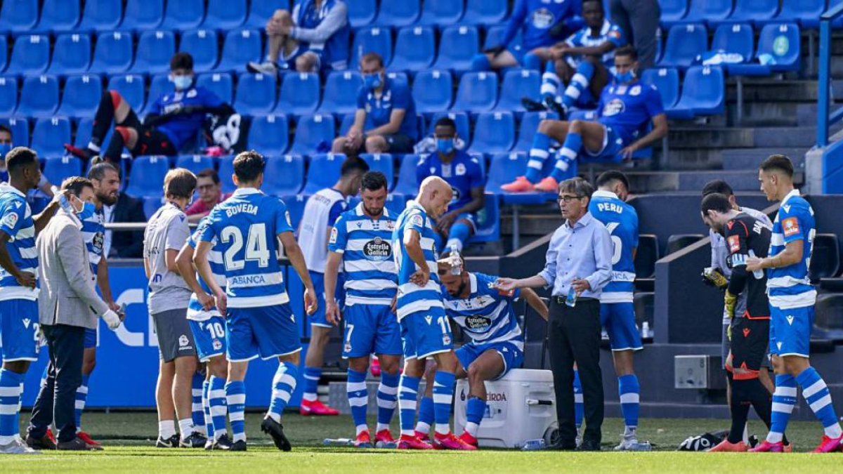 La plantilla del Depor está de días libres.