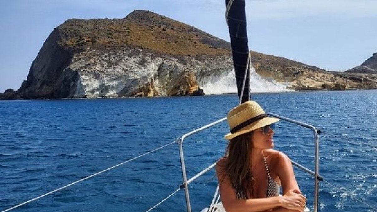 Isabel Jiménez se despide de sus vacaciones en Almería con esta foto en sus redes sociales