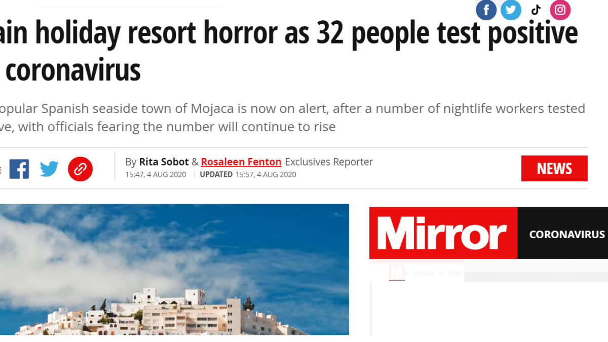 Artículo publicado en www.mirror.co.uk