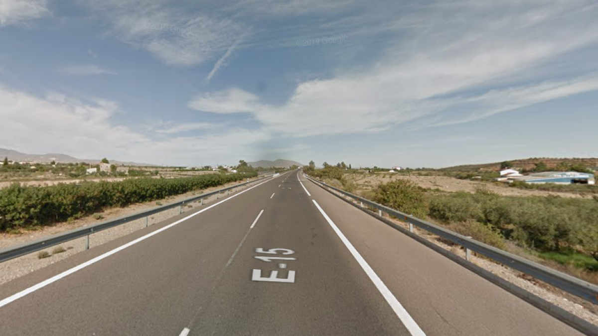 Captura del punto aproximado del accidente.