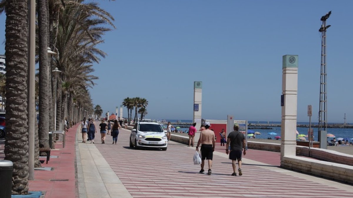 Imagen de archivo del Paseo Marítimo tras el final del estado de alarma.