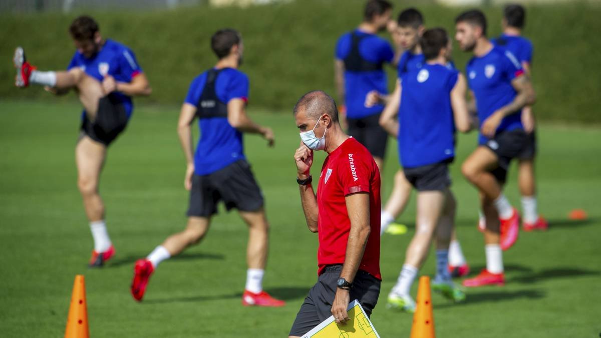 El Athletic ha vuelto a entrenar en Lezama.