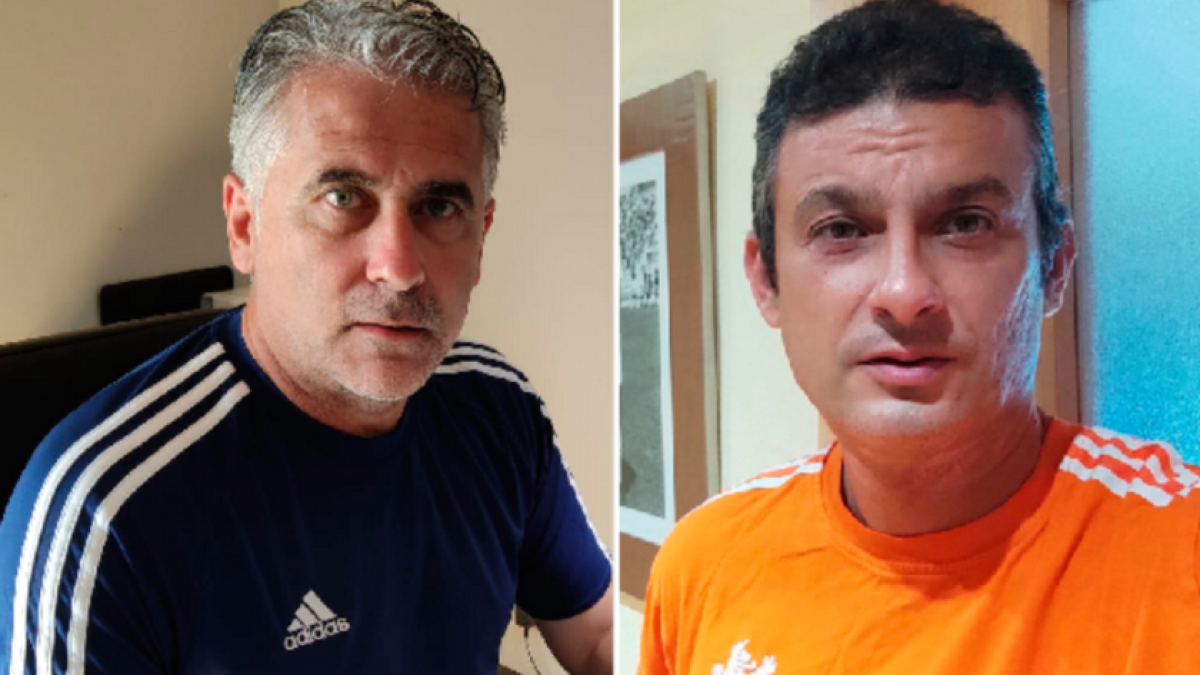 Pepe Morales e Israel Polo.