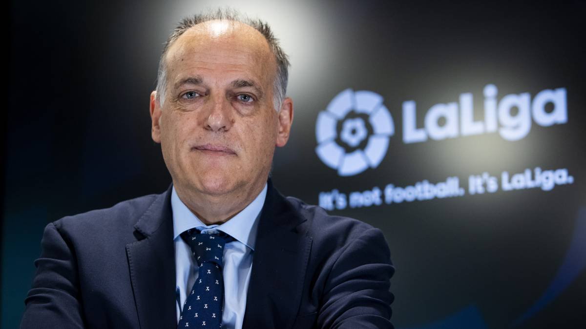 Javier Tebas, presidente de la Liga Profesional.
