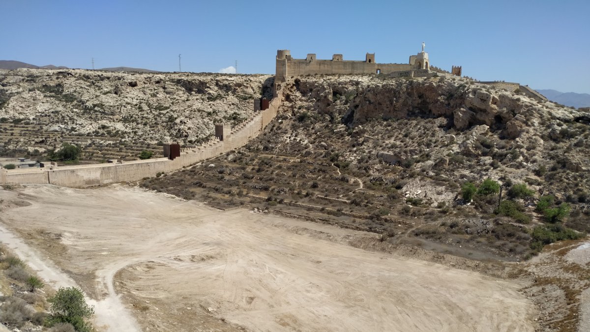 Zona de La Hoya en la que estaba previsto realizar los conciertos