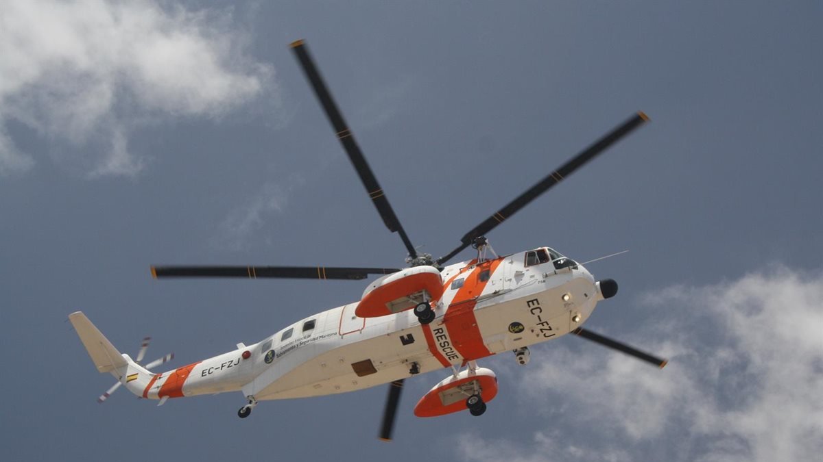 El Helimer 220 de Salvamento Marítimo.