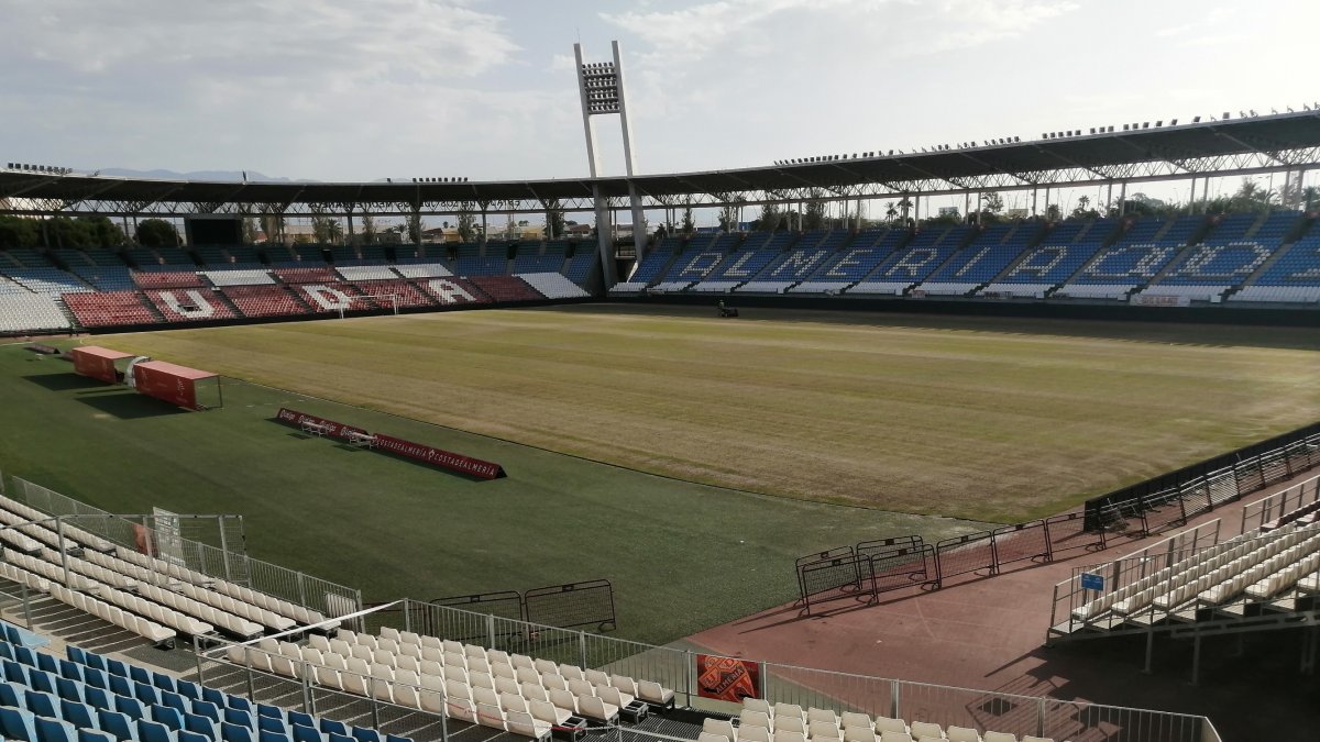 Aspecto del terreno de juego del Estadio.