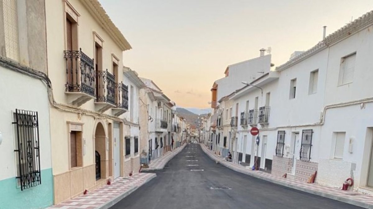 Estado de una de las calles tras la remodelación.