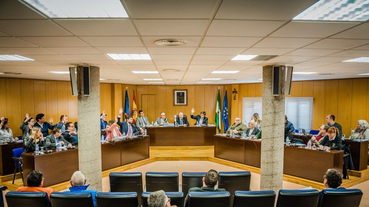 Imagen de archivo del Pleno del Ayuntamiento.
