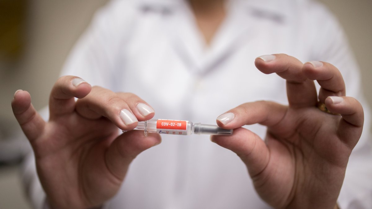 Una de las vacunas contra el coronavirus que se están testando en el mundo.