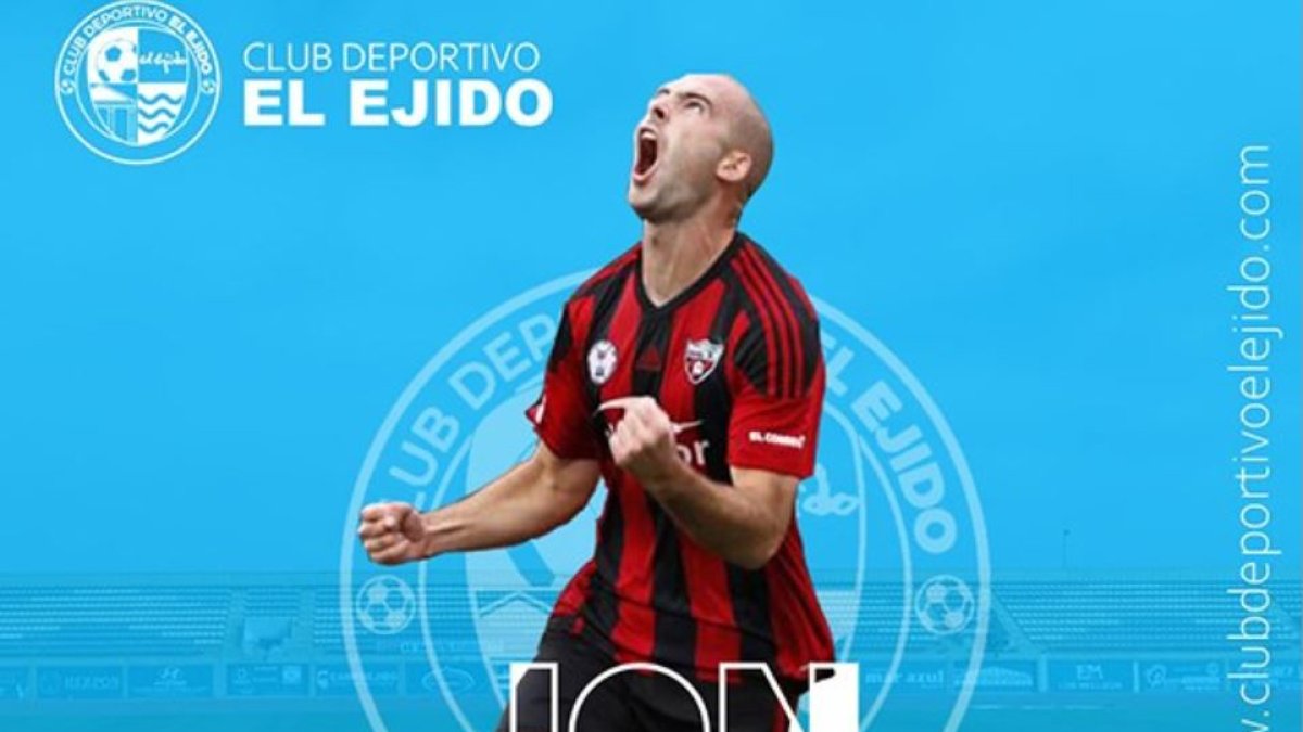 El ya jugador celeste con los colores de su anterior club.