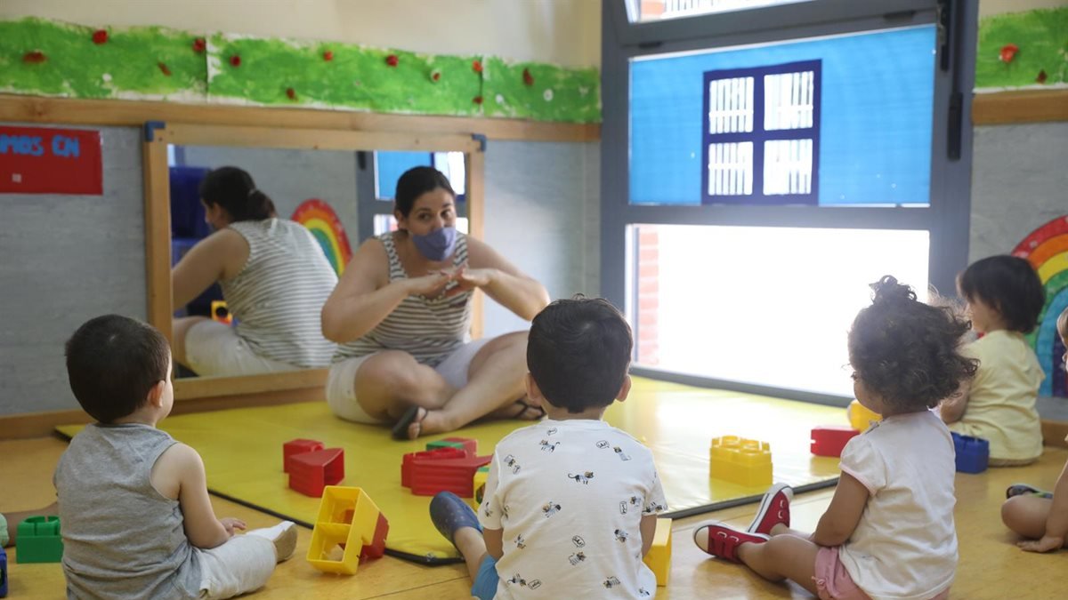 Imagen de archivo de una escuela infantil.